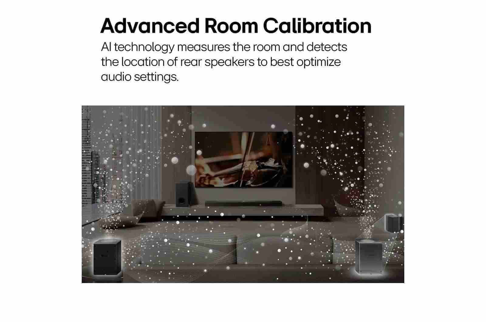 LG S90TR Soundbar with Dolby Atmos and Rear Surround Speakers 7. 1